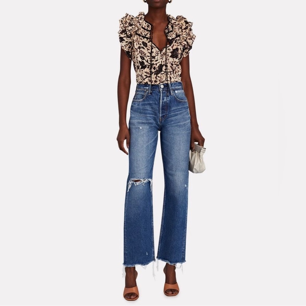 Moussy Guilford Wide Straight-Leg Jean